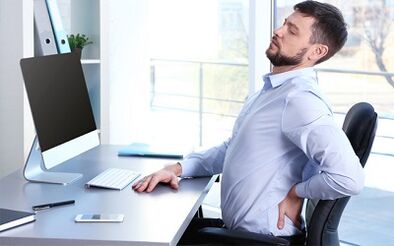 Příznaky osteochondrosy bederní páteře